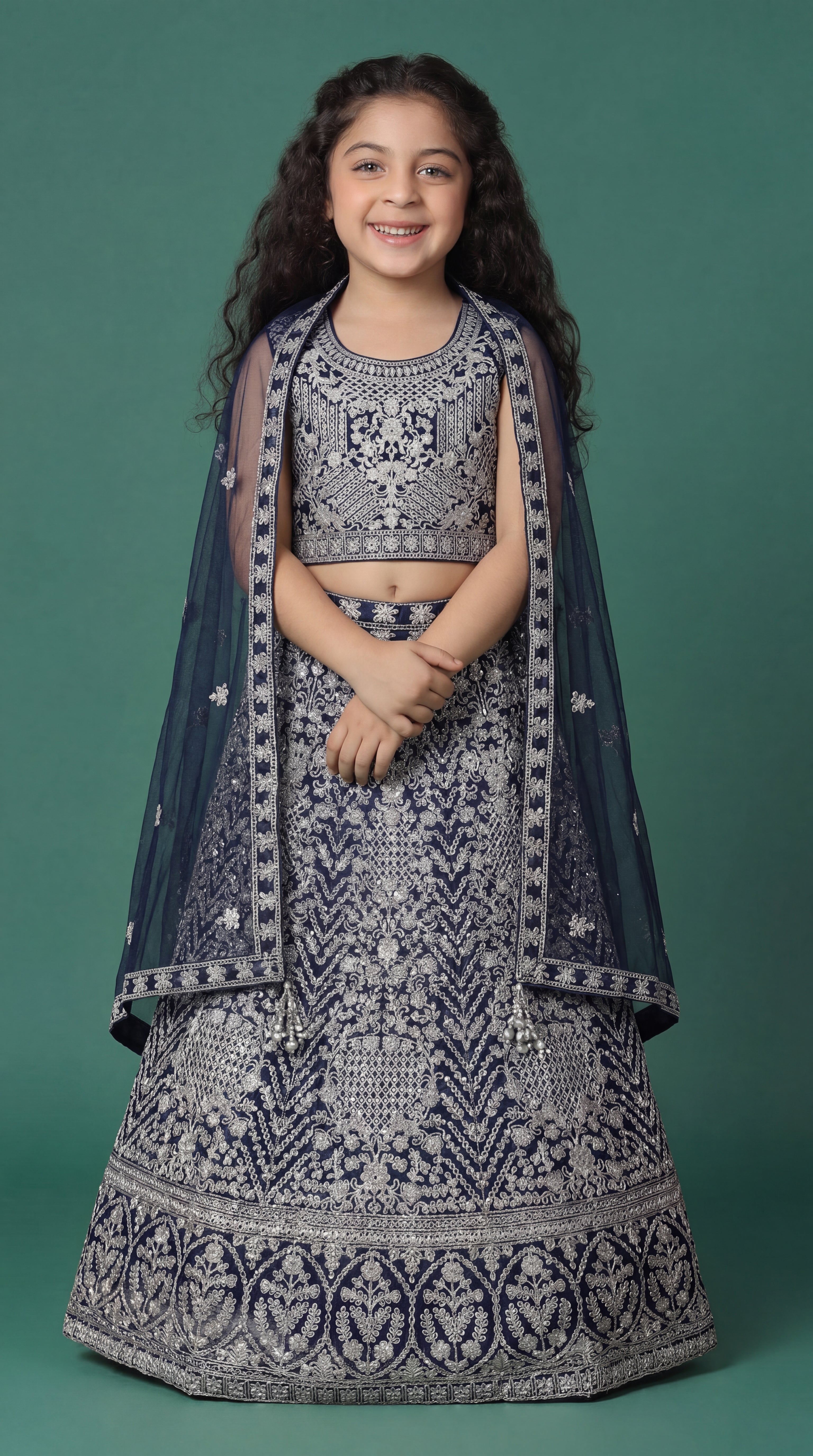 Sapphire Lehenga Set for girls