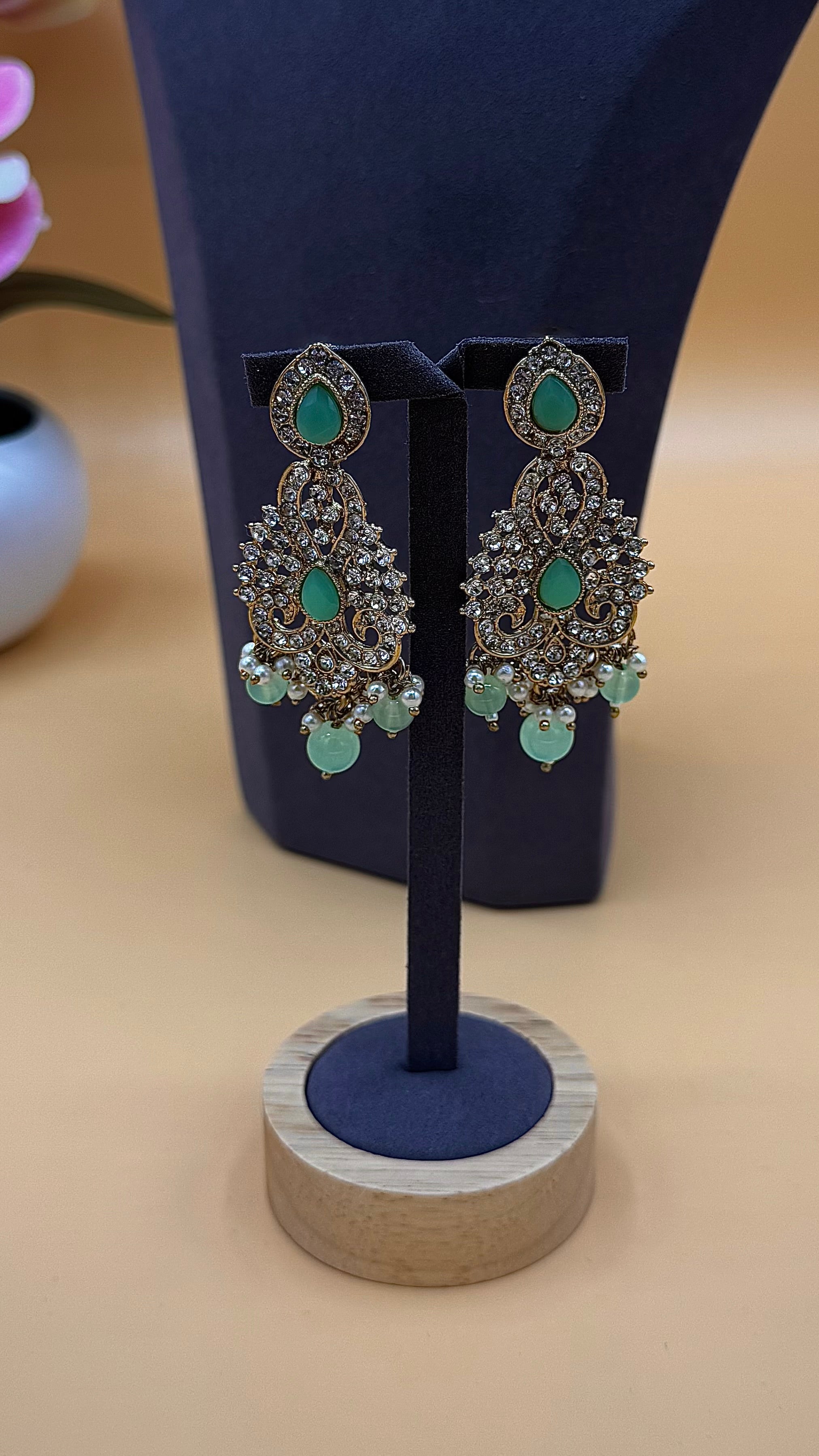 Aisha Necklace Set – mint