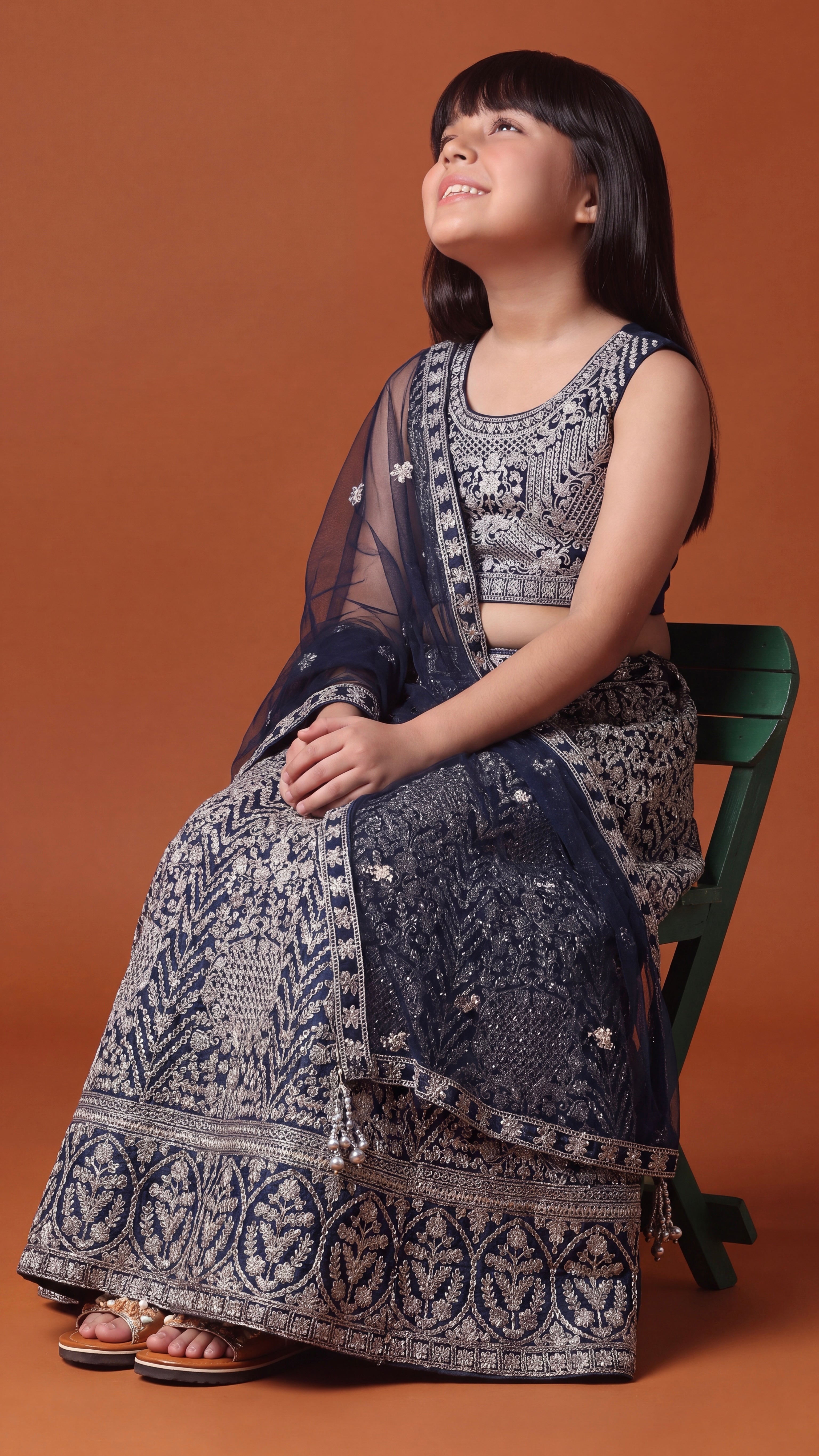 Sapphire Lehenga Set for girls