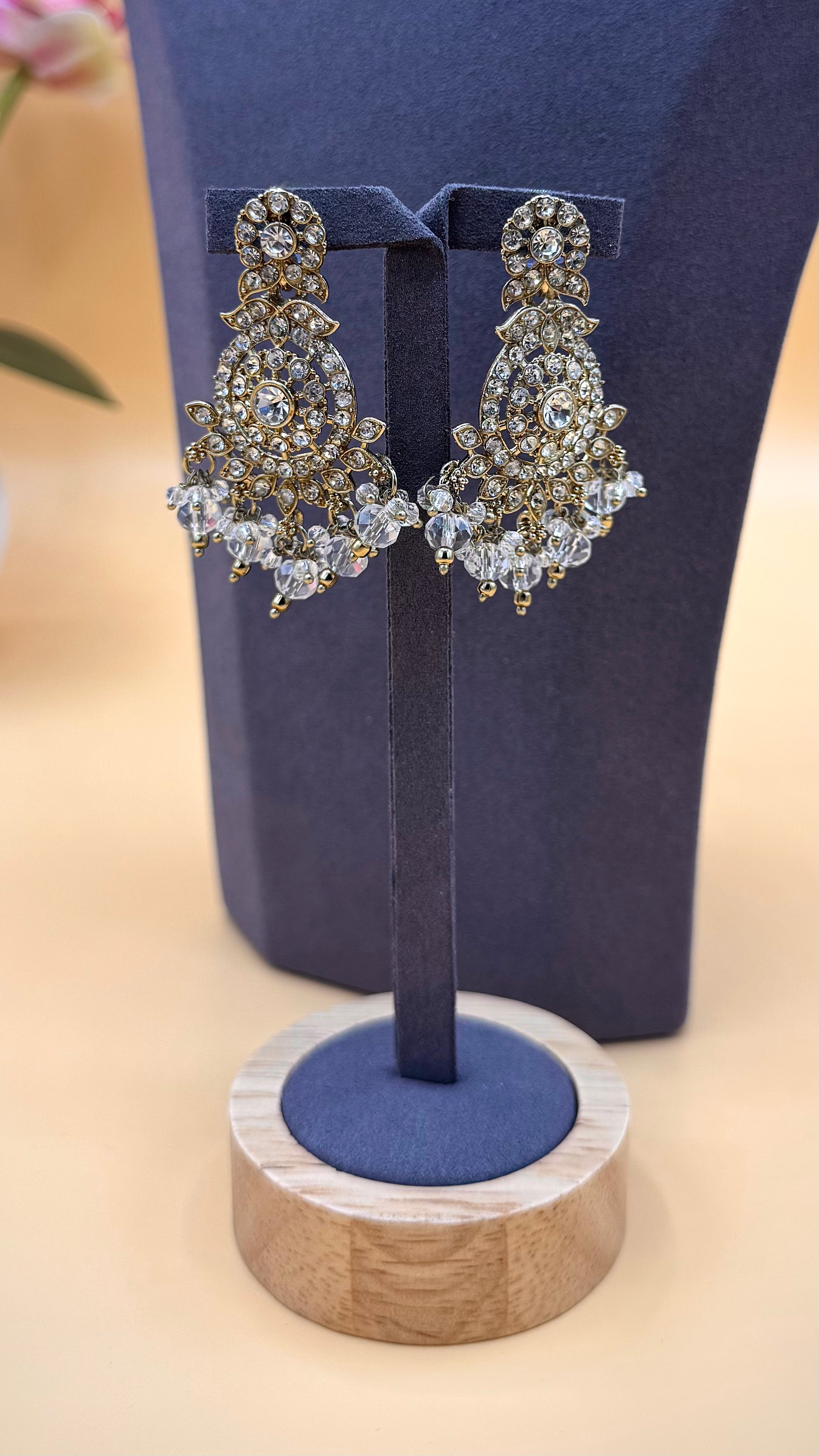 Crystal Bloom Necklace Set