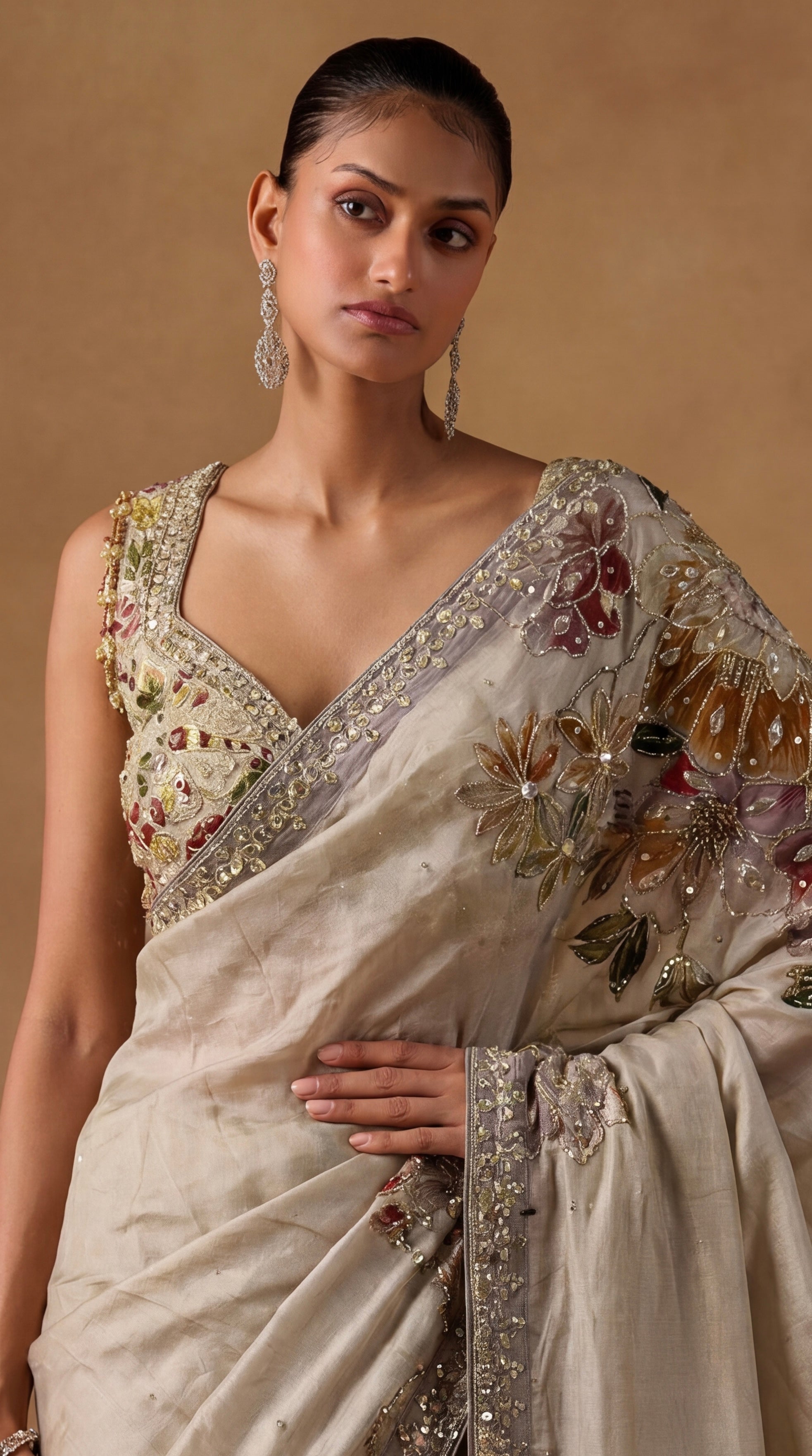 Flora Saree Set