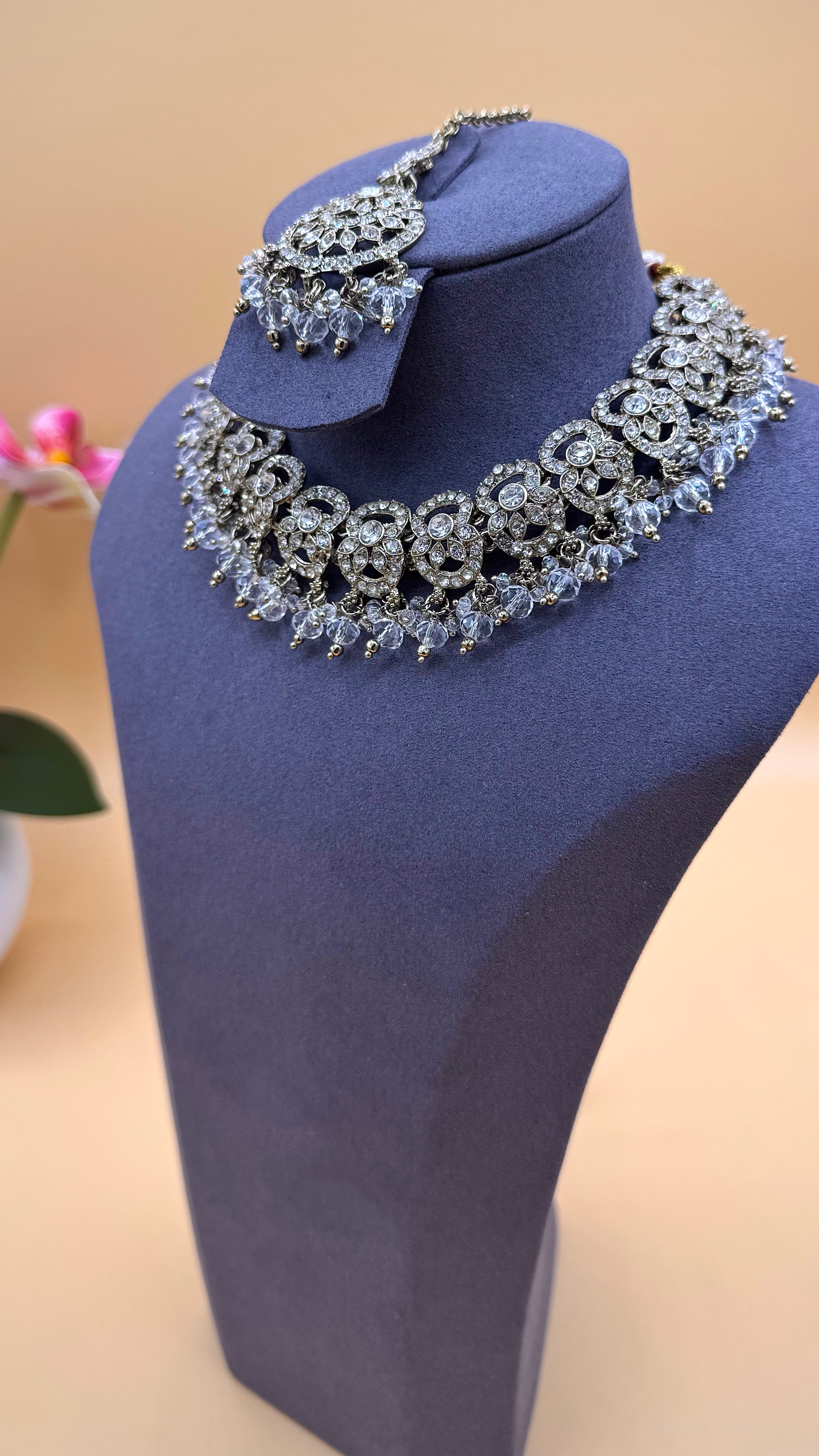 Silver Grace Necklace Set