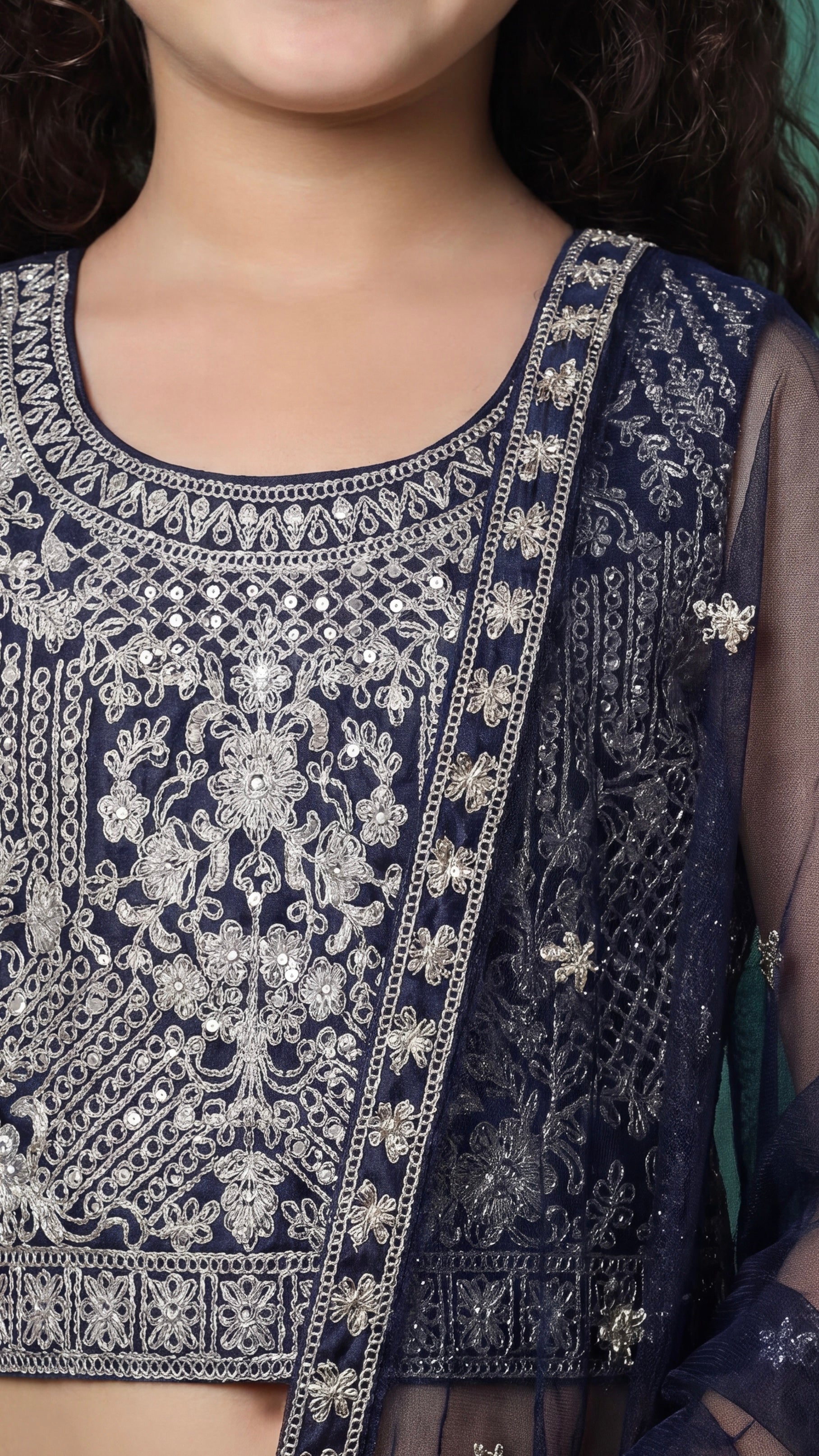 Sapphire Lehenga Set for girls