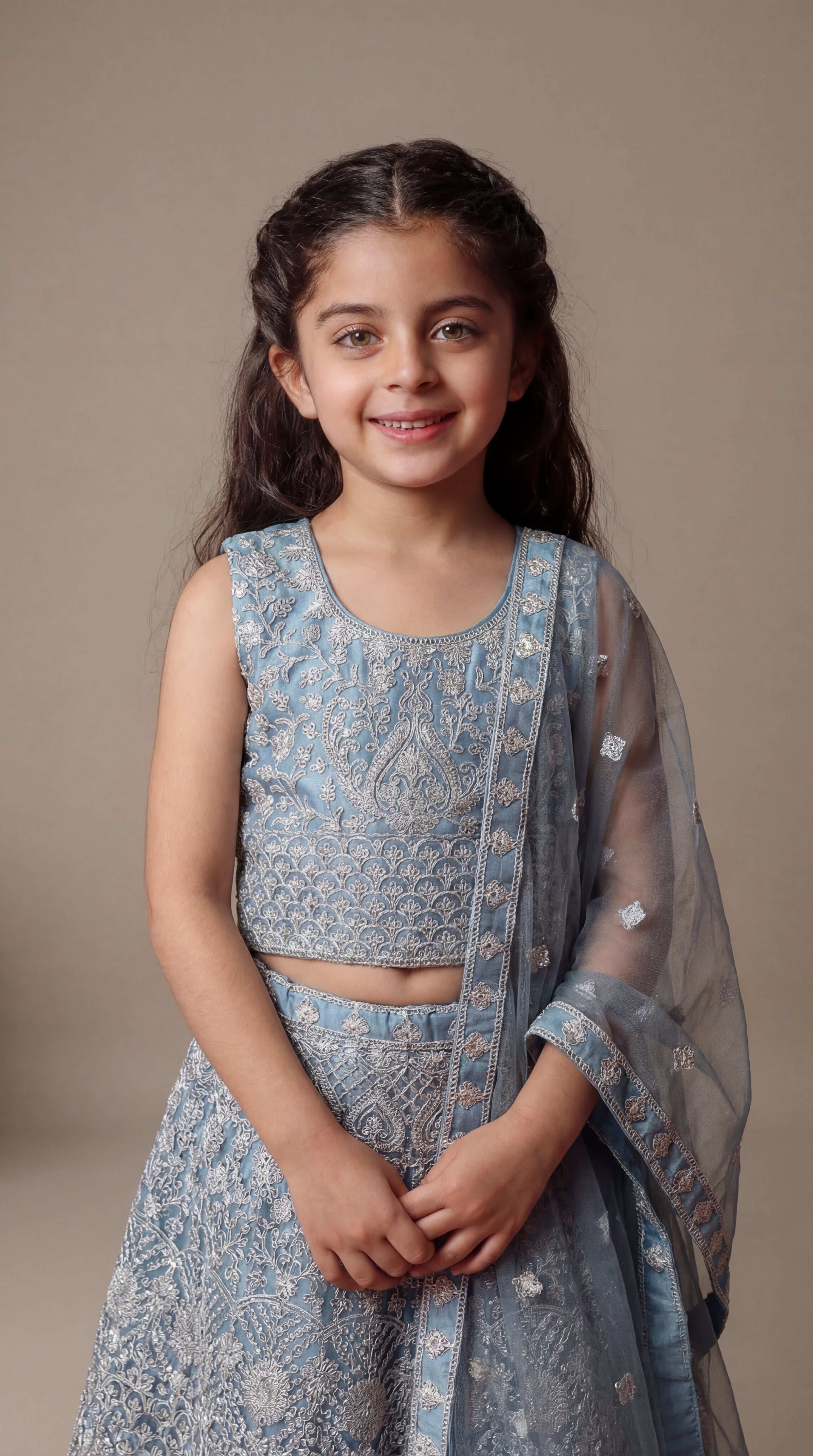 Azure Lehenga set for girls