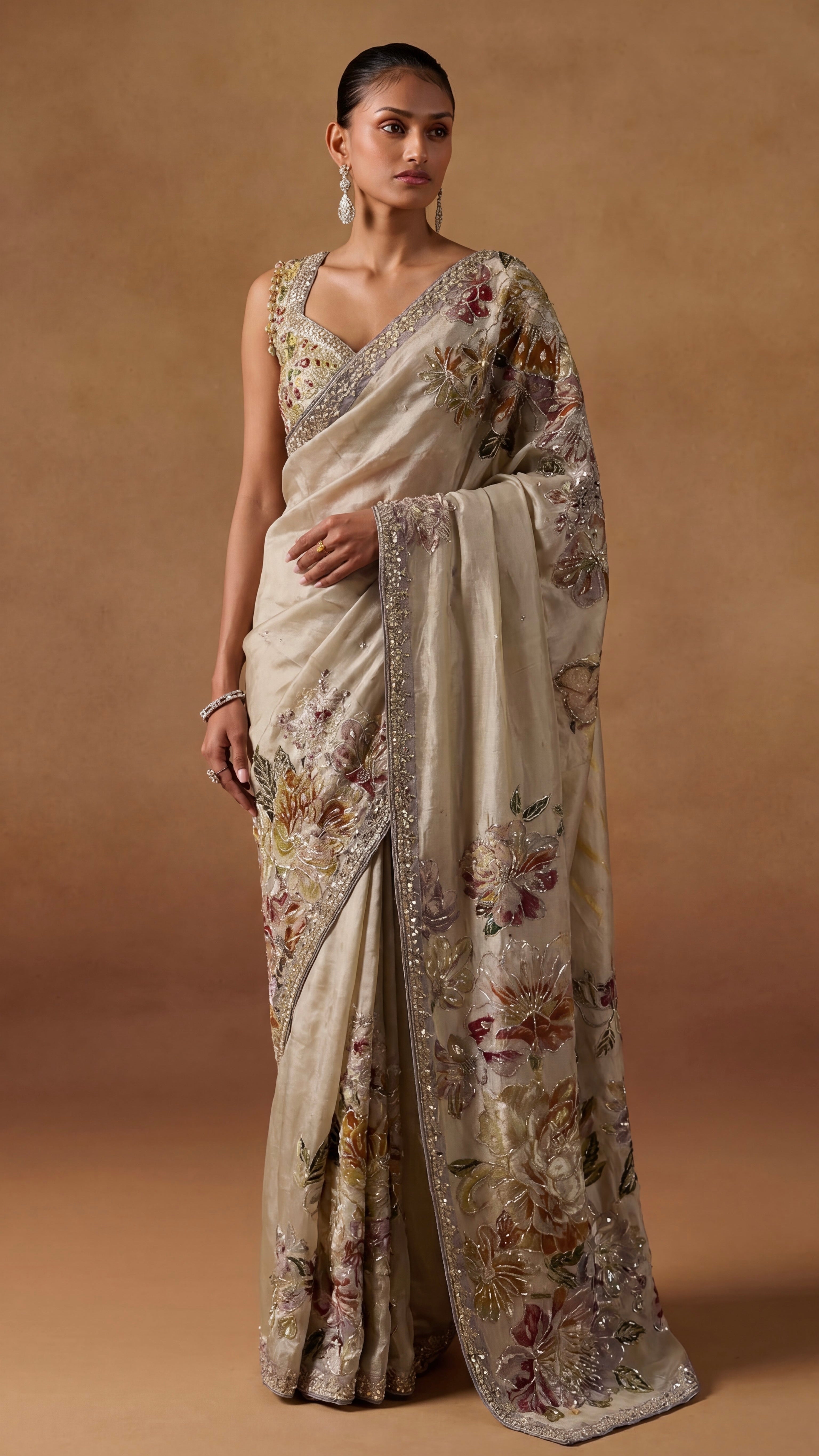Flora Saree Set