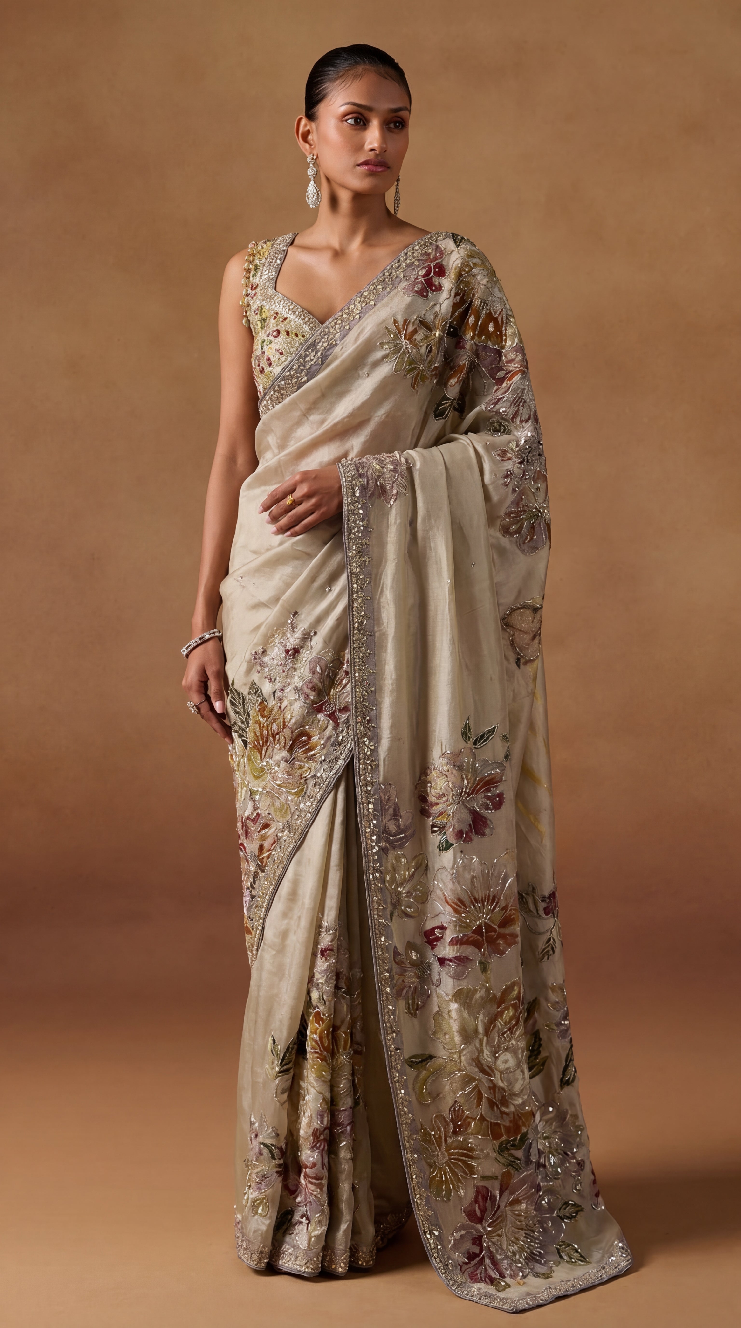 Flora Saree Set