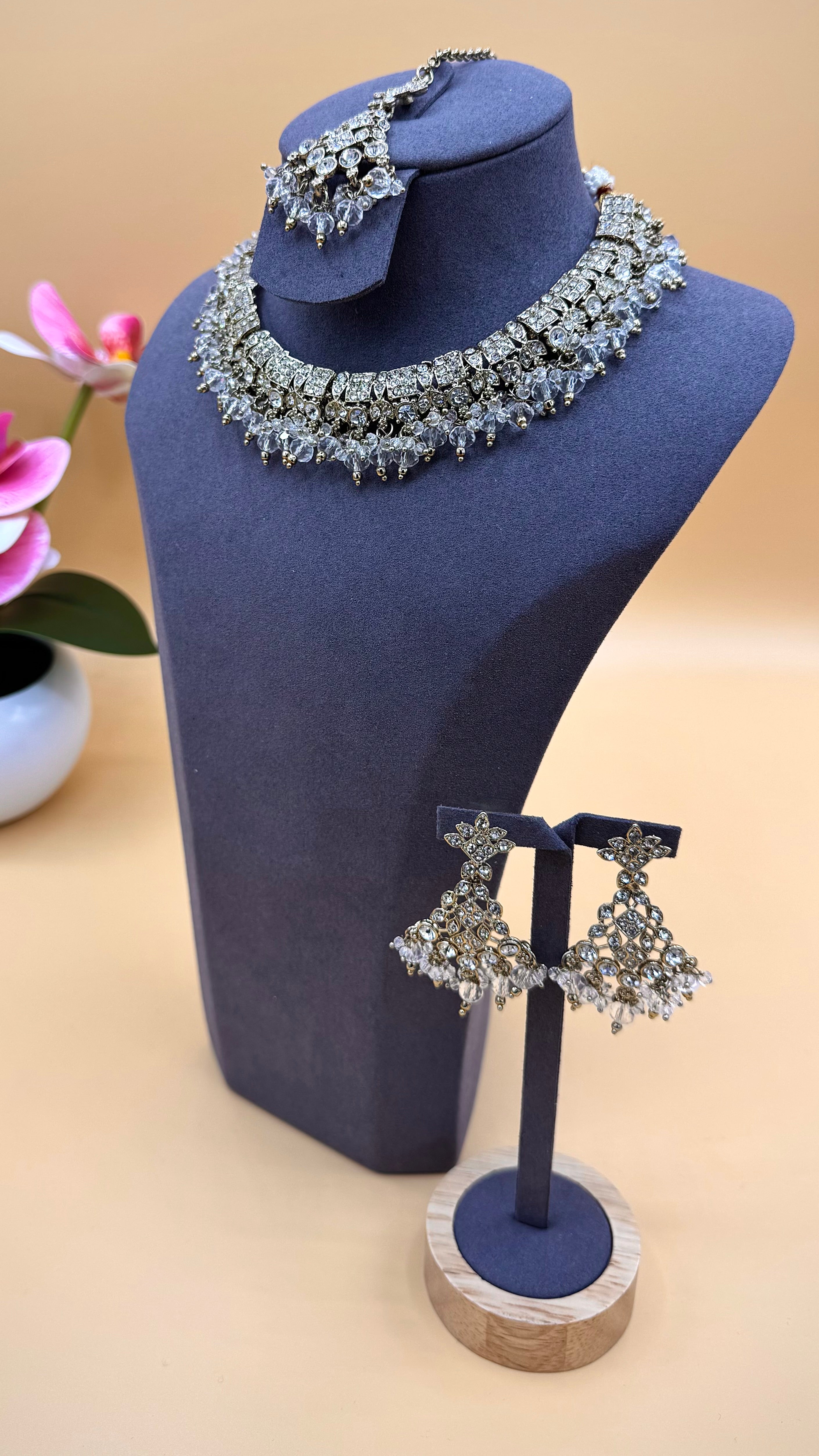 Diamond whisper Necklace Set