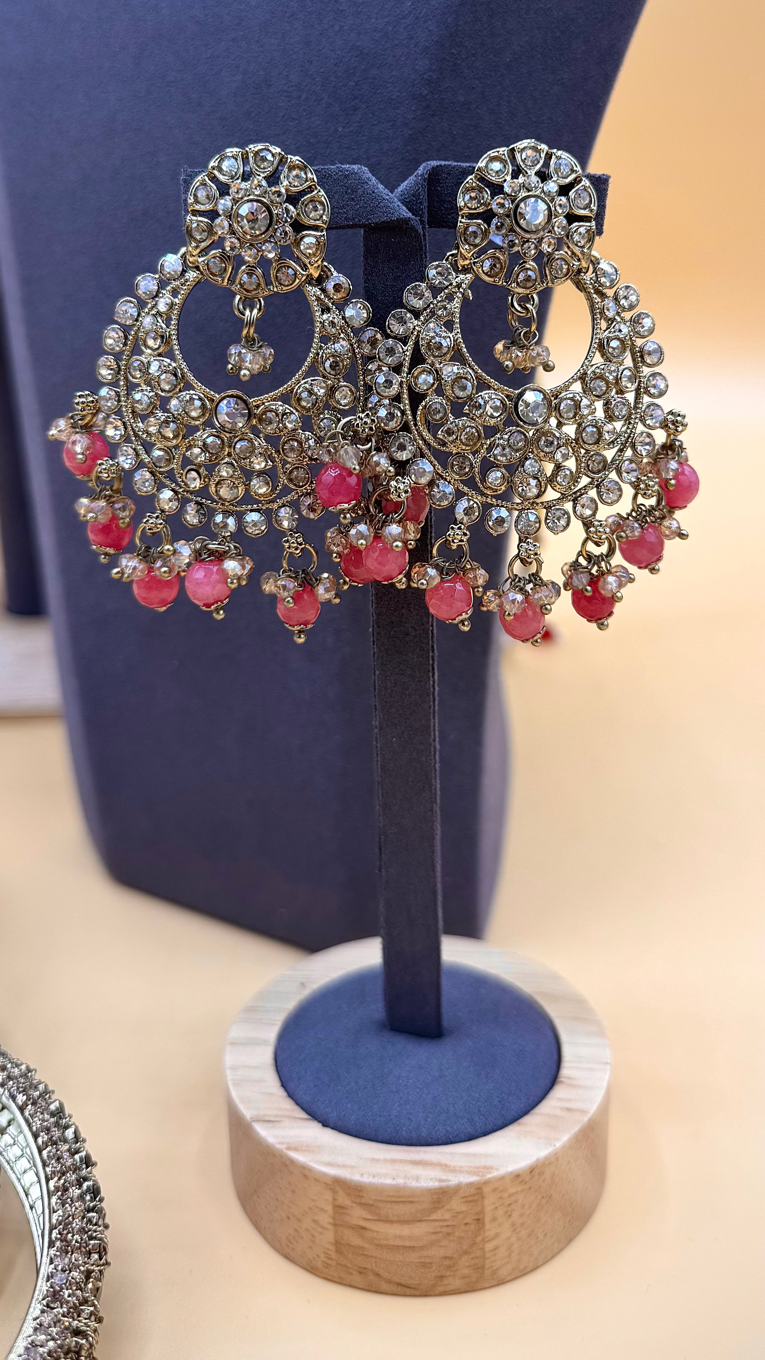 Majesty Rose Bridal necklace Set