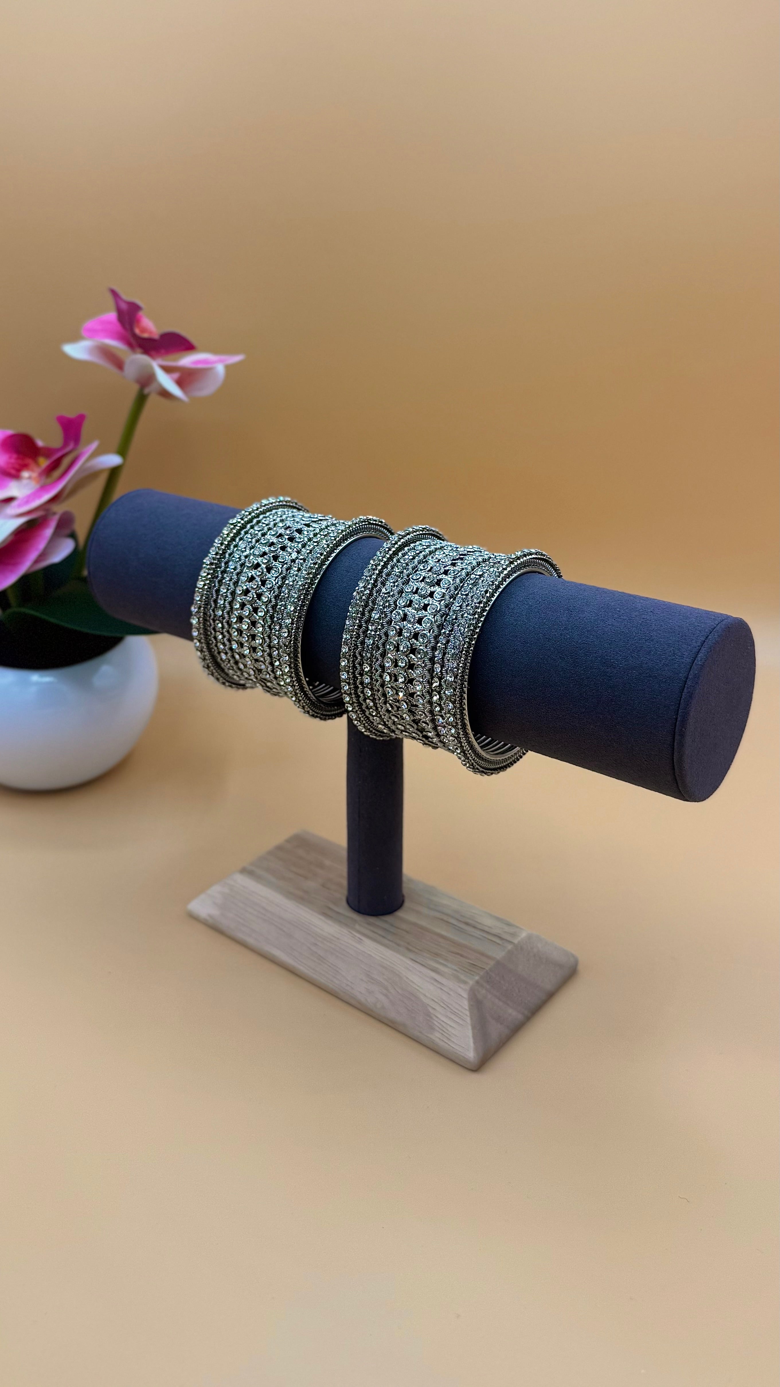 Lumia Bangles – Silver