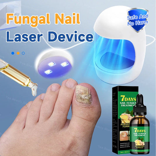 Treat fungus, repair damaged nails, and restore strength and shine with gentle laser technology. Safe, painless, and easy to use at home!